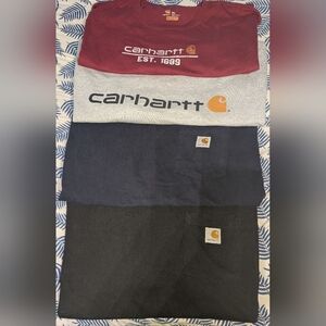 Carhartt T-Shirt Bundle - Red, Gray, Navy, Black
